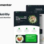 Nutrithy - Healthy Food & Nutrition Elementor Template Kit