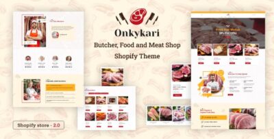 OnkyKari - Butcher, Food Delivery, Meat Shop Shopify Theme