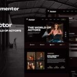 Oractor - Actor Agency Elementor Template Kit