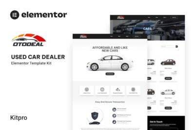 Otodeal - Used Car Dealer Elementor Template Kit