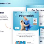 Pampaw – Veterinary & Pet Care Services Elementor Template Kit