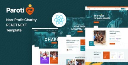 Paroti - React Next Non Profit Charity Template