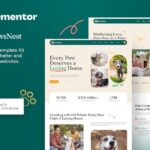 PawsNest - Animal Shelter & Pet Rescue Elementor Template Kit