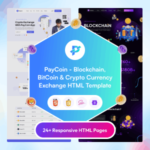 PayCoin - Blockchain, BitCoin & Crypto Currency Exchange HTML
