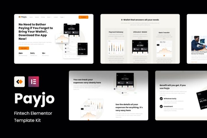 Payjo - Fintech Elementor Template Kit