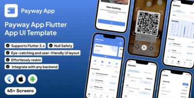 Payway UI template | Pay & Transfer Money template in Flutter | Digital Payment app template