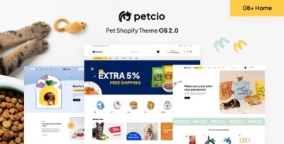 Petcio - Pet Shopify Theme OS 2.0