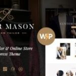 Peter Mason Custom Tailoring and Clothing Store WordPress Theme v1.4.1