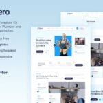 Pipero - Plumber & Handyman Services Elementor Template Kit