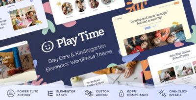 Play Time - Day Care Kindergarten WordPress Theme v1.0.8