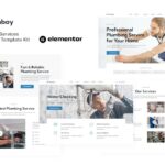 Plumboy - Plumbing Services Elementor Template Kit