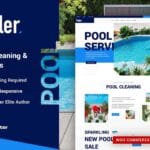 Pooler - Swimming Pool Cleaning Services Elementor Pro Template Kit