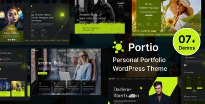 Portio - Personal Portfolio Resume WordPress Theme