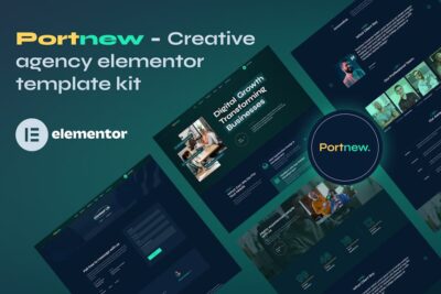 Portnew - Creative Agency Elementor Template Kit