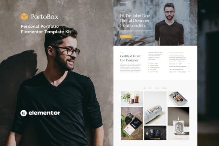 PortoBox - Creative Portfolio Elementor Template Kit