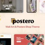Postero - Wall Art Poster WooCommerce Theme v1.1