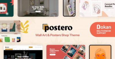 Postero - Wall Art Poster WooCommerce Theme v1.1