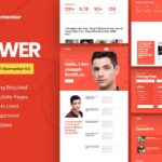 Power - Personal CV Elementor Pro Template Kit