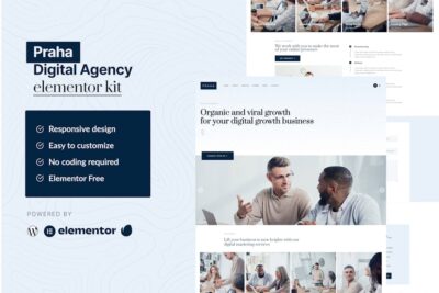 Praha - Digital Agency Elementor Template Kit