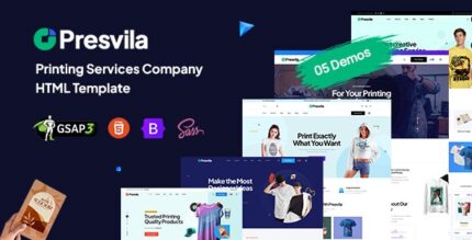 Presvila - Printing Company HTML Template