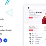 Proloy - Tailwind Personal PortfolioCVResume React Nextjs Template