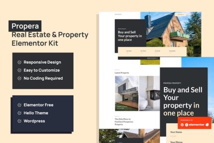 Propera - Real Estate Elementor Template Kit