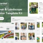 PuriGarden - Gardener & Landscape Elementor Pro Template Kit