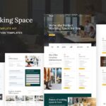 Qerja - Coworking Space WordPress Elementor Template Kit