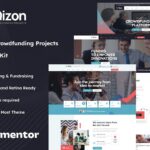 Qizon - Crowdfunding Projects Elementor Template Kit