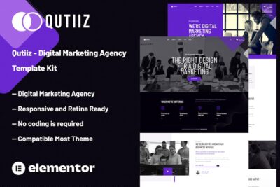 Qutiiz - Digital Marketing Agency Template Kit