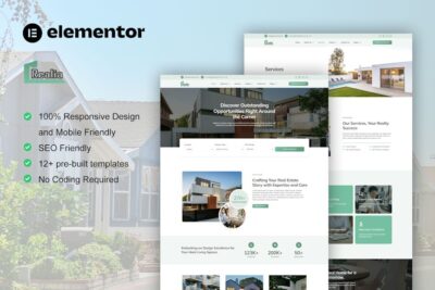 Realea - Real Estate & Property Elementor Pro Template Kit