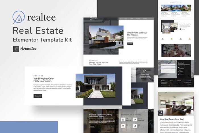 Realtee - Real Estate Elementor Template Kit