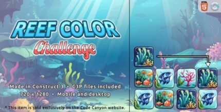 Reef Color Challenge - HTML5 Match game