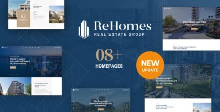 Rehomes - Real Estate Group WordPress Theme v2.0.8