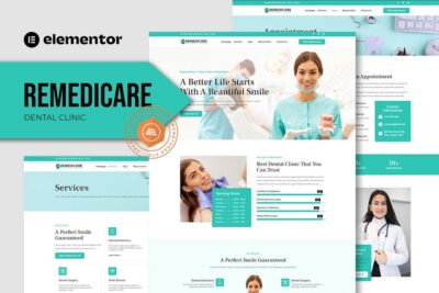 Remedicare - Dentist & Dental Clinic Template Kit