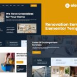 Renoba - Renovation Services Elementor Template Kit