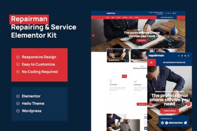 Repairman - Gadget Repair & Service Elementor Template Kit