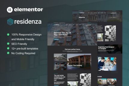 Residenza - Real Estate & Property Elementor Template Kit