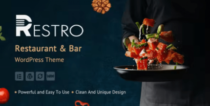 Restro – Restaurant Bar WordPress Theme v1.6