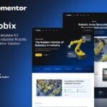 Robix – Industrial Robotic & Automation Solution Elementor Template Kit