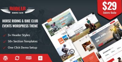 Rodiar - WordPress Theme for Rider’s Club