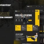 Rollskate - Rollerskating Community Elementor Template Kit