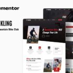Saikling - Cycling Mountain Bike Club Elementor Template Kit
