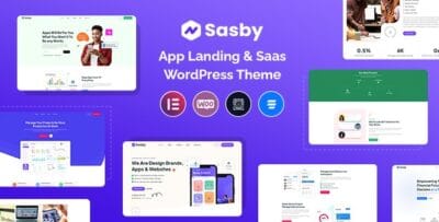 Sasby - App Landing & Saas WordPress Theme