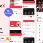 Scorex - Livescore Sport App Template ( Tailwind Css + PWA )