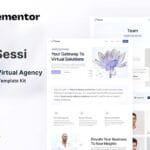 Sessi - Saas & Virtual Agency Elementor Template Kit