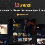 Shandi - Movies & TV Shows Elementor Template Kit