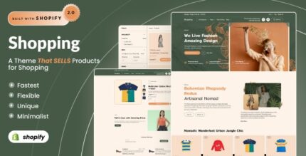 Shopping - Fashion & Lifestyle eCommerce Shopify 2.0 Theme