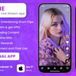 Shortie - Short video & Live streaming app with admin panel Flutter script Android iOS