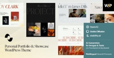 Showmax - Personal Portfolio & Showcase WordPress Theme